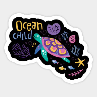 Ocean Child Sticker